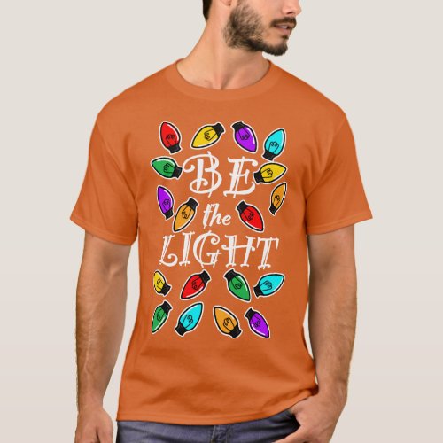 Be the Light bulb Small Design for Dark Shirts