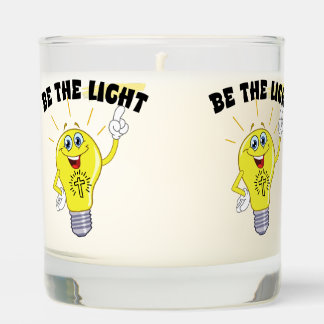 Be the Light Christian Cross Candle