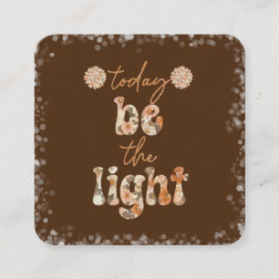 Be the Light  Enclosure Card