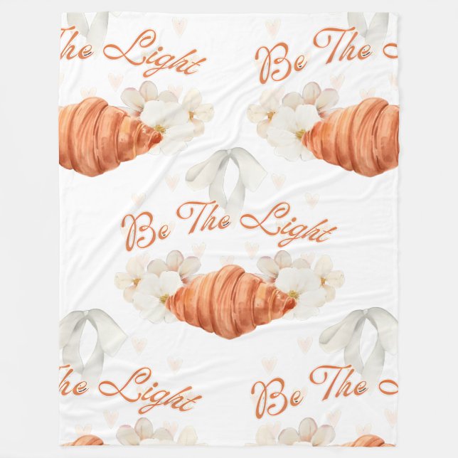 Be The Light -  Fleece Blanket (Front)
