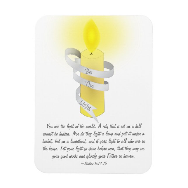 Be The Light Magnet (Vertical)