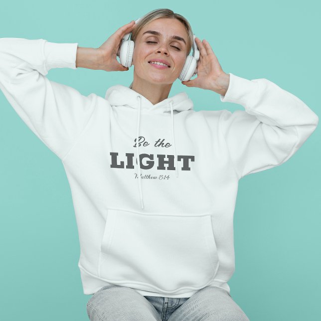 Be the Light | Matthew 5:14 Bible Verse Hoodie (Creator Uploaded)