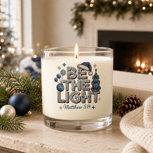 Be the Light Matthew 5:14 Christian Christmas Scented Candle