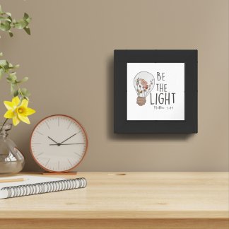 Be the Light Mini Framed Art