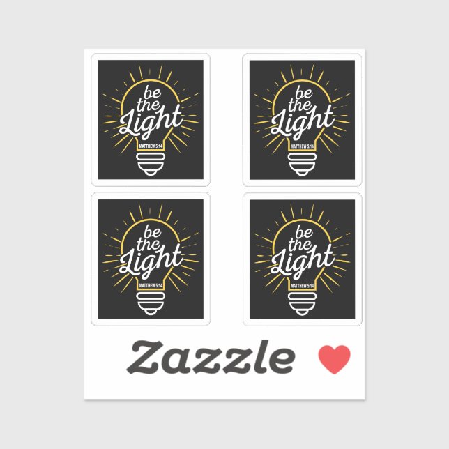 Be The Light Sticker (Sheet)