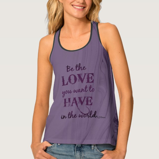 Be the Love Flared Tank (Front)