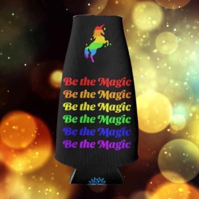Be The Magic Rainbow Bottle Cooler (Creator Uploaded)