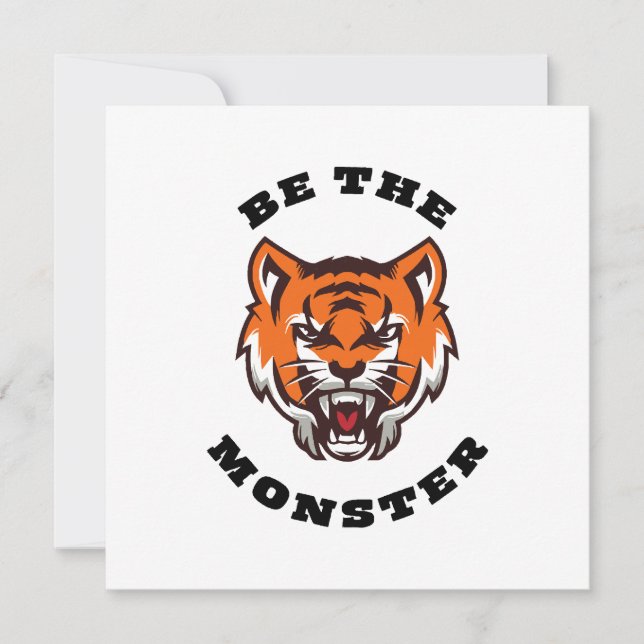 BE THE MONSTER INVITATION (Front)