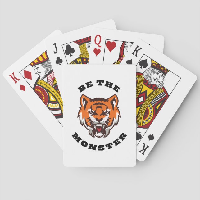 BE THE MONSTER POKER CARDS (Back)