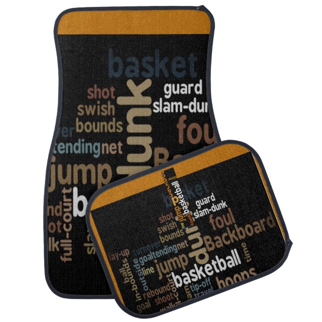 Be the MVP of  Basketball The Game of Champions  Car Floor Mat (Set)