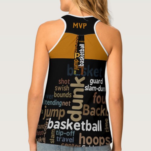 Be the MVP of  Basketball The Game of Champions  Tank Top