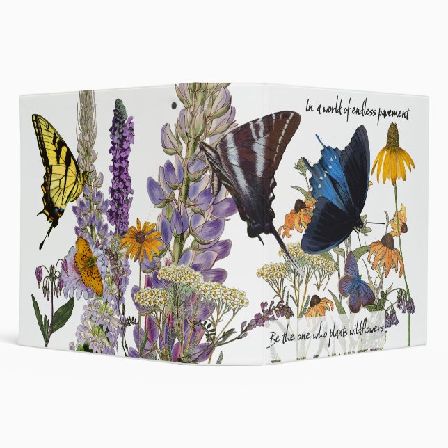 Be the One Who Plants Wildflowers Binder (Background)