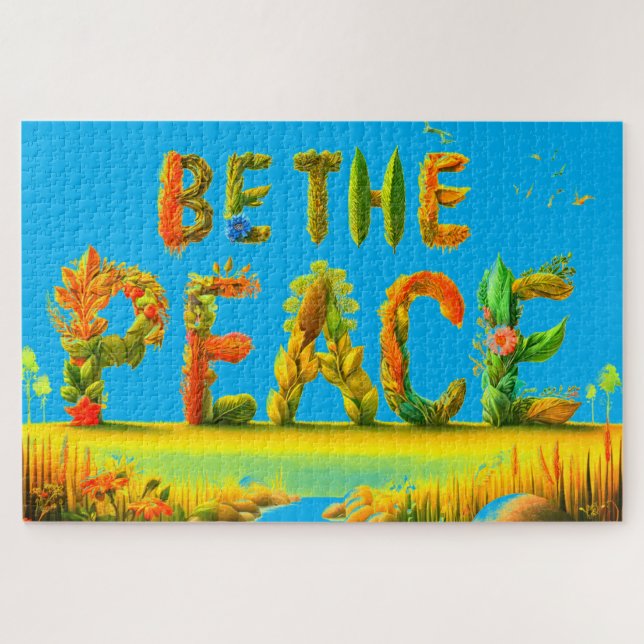 Be the Peace Jigsaw Puzzle (Horizontal)