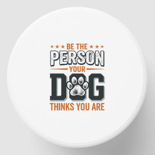 Be The Person Your Dog Thinks You Are Shirt Design Mini Candle Favors