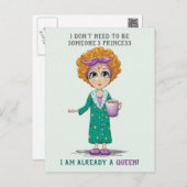 Be the Queen Postcard (Front/Back)