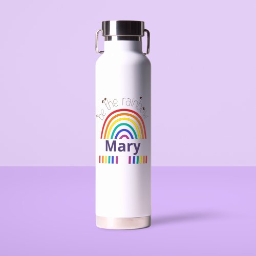 Be the Rainbow Water Bottle