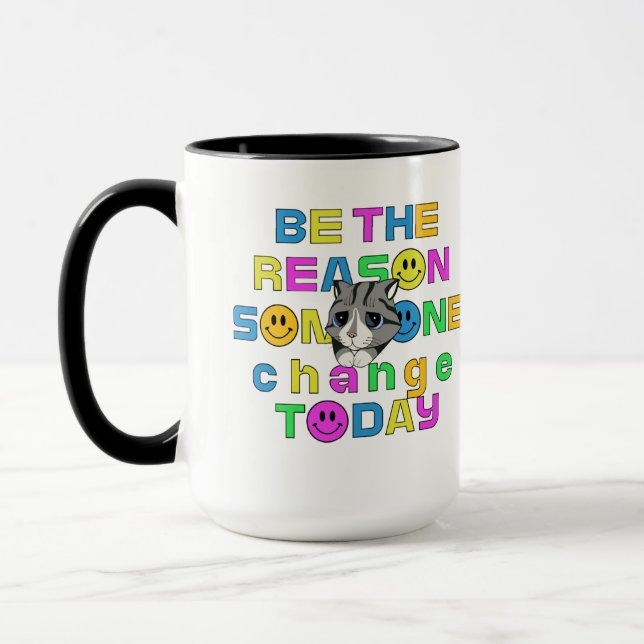 be the reason someone change today tea mug (Left)