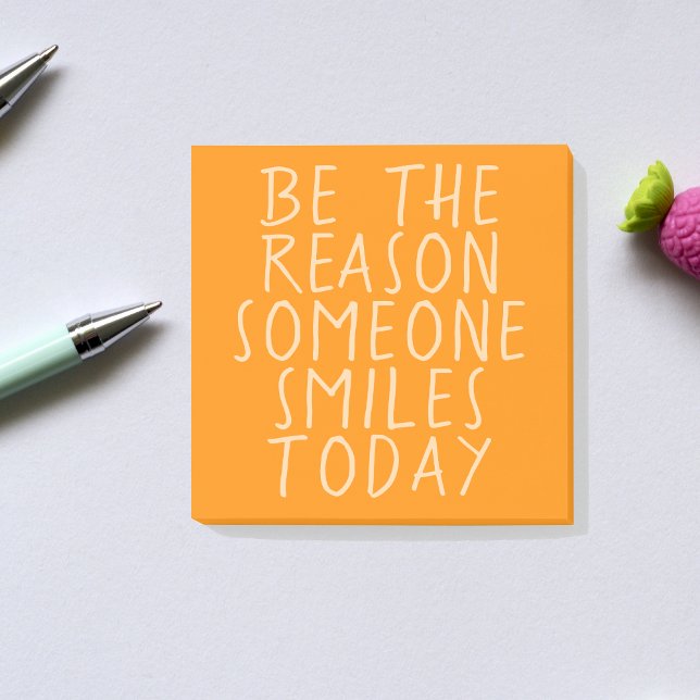 Be the Reason Someone Smiles Today Inspirational  Post-it Notes (Creator Uploaded)