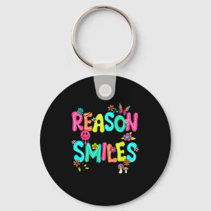 Be The Reason Someone Smiles Today Kind Positive A Keychain