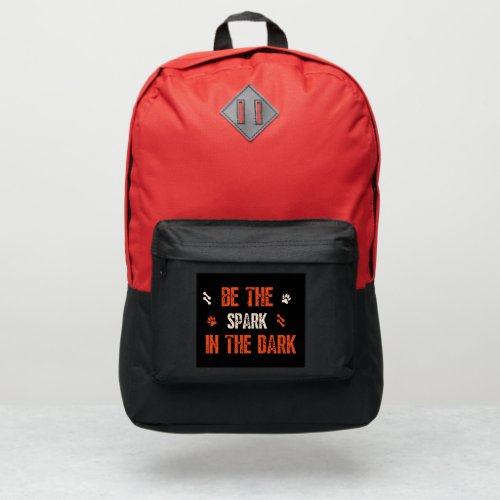 Be the Spark in the Dark Inspirational Quotation  Port Authority Backpack