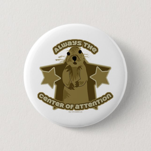 Be the Squirrel Pinback Button (Front)