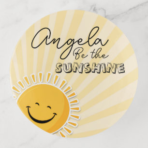 Be The Sunshine Personalised mental health Trinket Tray
