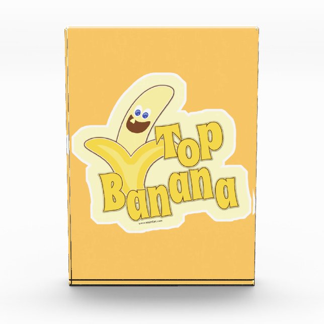 Be The Top Banana Acrylic Award (Front)