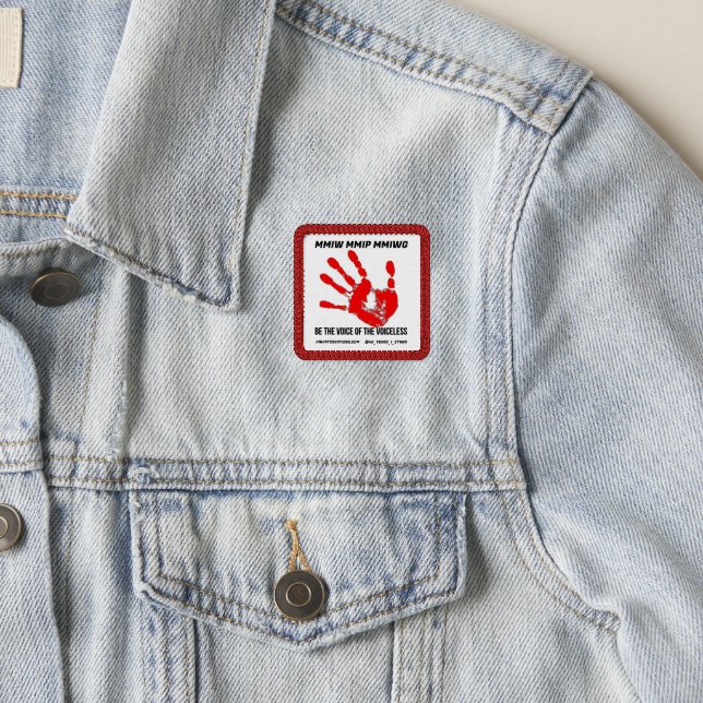 Be The Voice Of The Voiceless Patch (On Jacket)