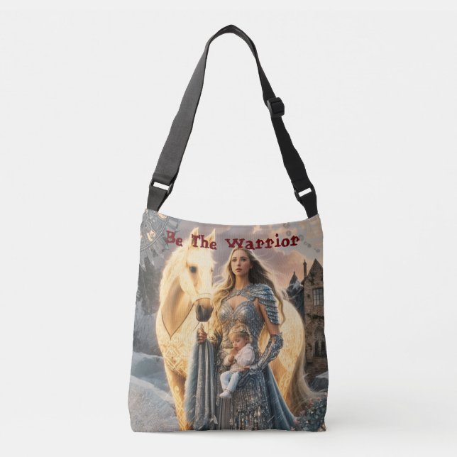 Be the Warrior 'Tote Crossbody Bag (Front)