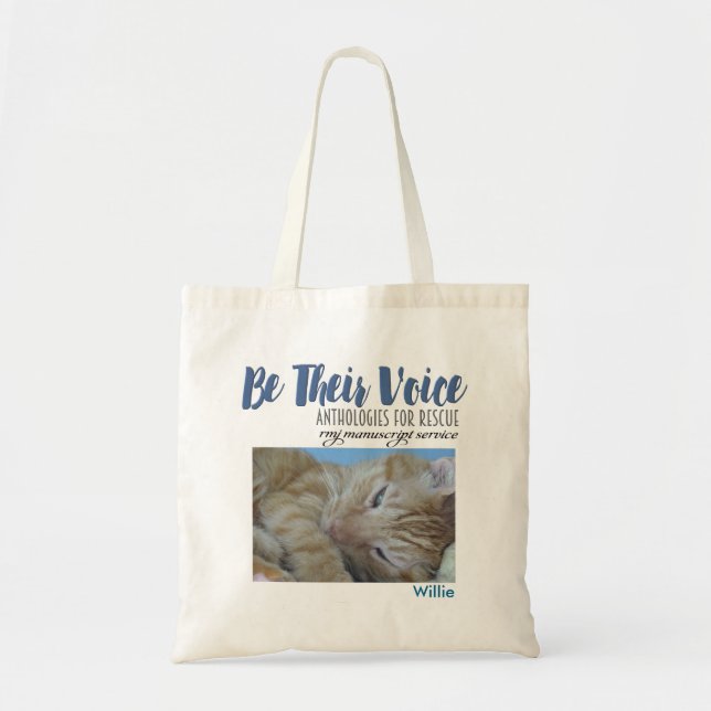 BE THEIR VOICE-Animal Rescue Project-Personalize Tote Bag (Front)