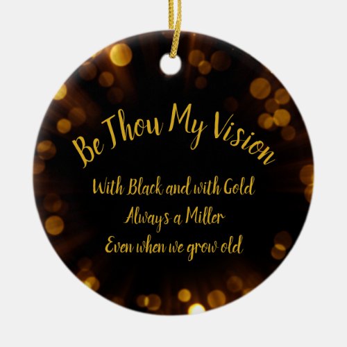 Be Thou My Vision Ceramic Ornament