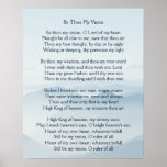 Be Thou My Vision  Hymn Art Poster at Zazzle