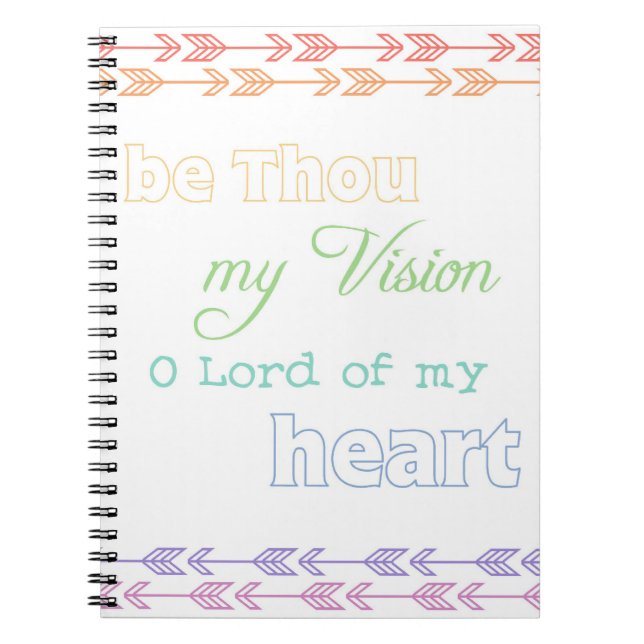 "be thou my vision" journal (Front)