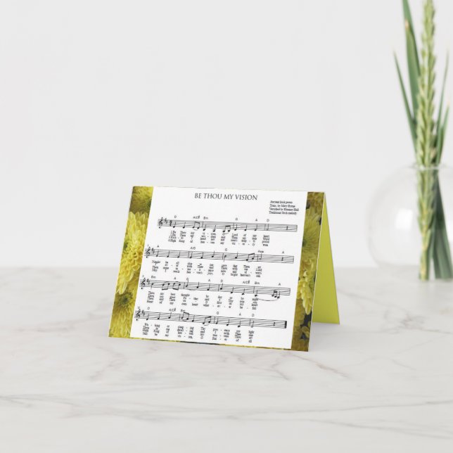 "Be Thou My Vision" Notecard (Front)