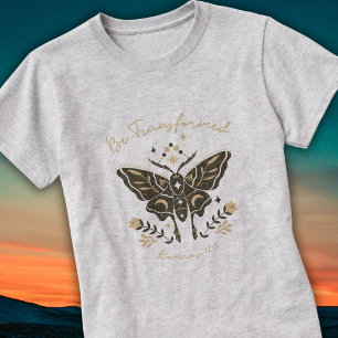 Be Transformed Romans 12:2 Christian Boho T-Shirt