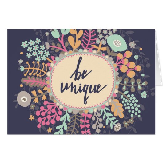 Be Unique (Front Horizontal)