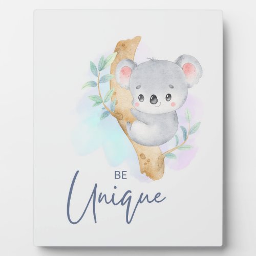 Be Unique A cute Kids poster Nursery Decor Plaque