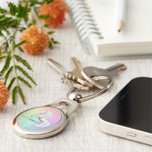 Be Unique, Be a Unicorn Keychain