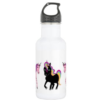 Be Unique Drink Water Water Bottle by firockdesigns at Zazzle