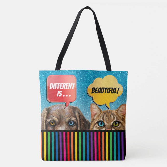 BE UNIQUE Tote Bag (Front)