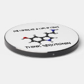 Be Upbeat And Uplifting Think Serotonin Molecule Wireless Charger (Front 2)