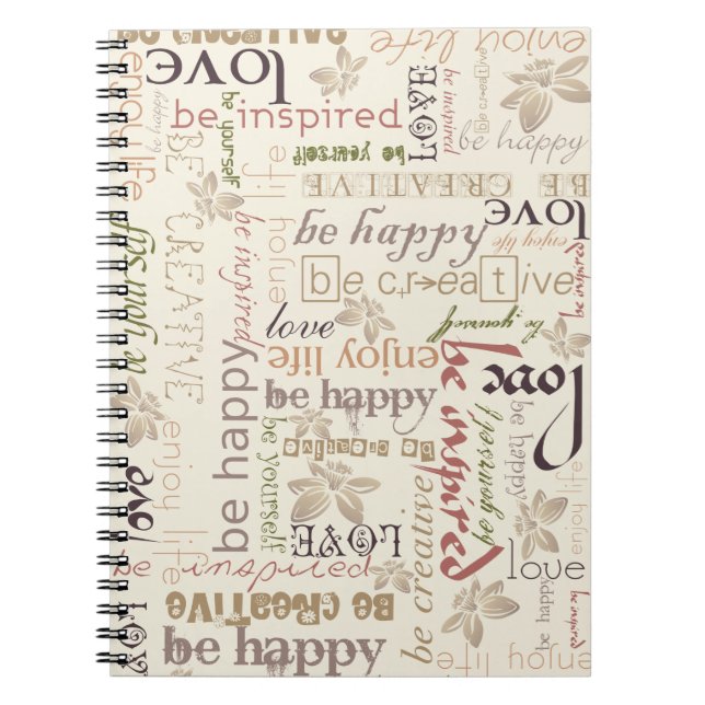 "Be vintage" Notebook (Front)