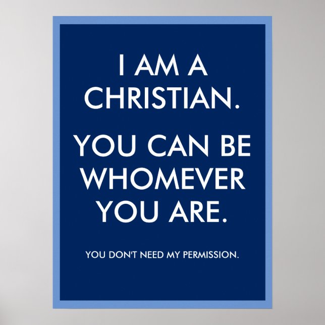 Be Who You Are Poster (Front)