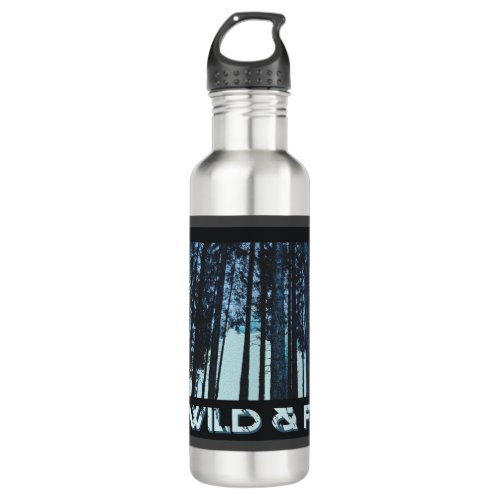 Be wild and free Inspirational hiking bottles