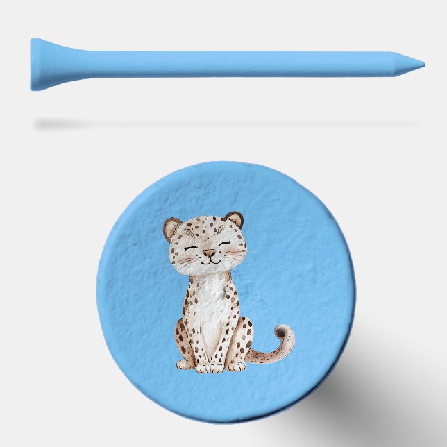 Be Wild Cheetah Golf Tees (Combo (Horz))