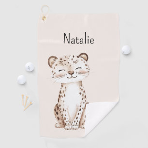 Be Wild Cheetah Golf Towel