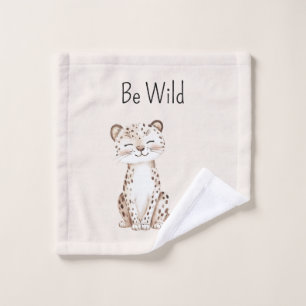 Be Wild Cheetah Wash Cloth