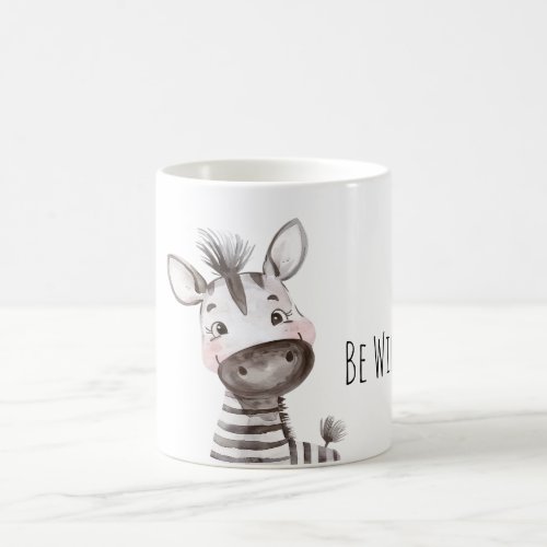 Be Wild Happy Zebra Coffee Mug