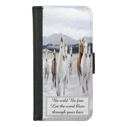 Be wild Horse iPhone 87 Wallet Case