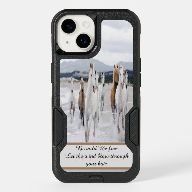 Be wild Horse Otterbox iPhone Case (Back)